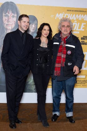 Plus Forts Que Le Diable Paris Film Premiere NB Melvil Poupaud, Asia Argento and Graham Guit attends Plus Forts Que Le Diable - Stronger That The Devil Paris Film Premiere at Le Grand REX on March 18, 2026 in Paris, France. Photo by Nasser Berzane ABACAPRESS.COM Paris France  Copyright: xBerzanexNasser ABACAx