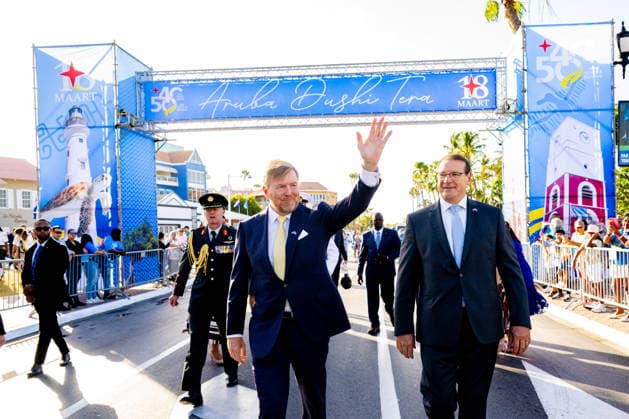 King visits Aruba to celebrate forty years of Status Aparte. Aruba 18 Mar 2026 King Willem-Alexander attends the central commemoration ceremony in Aruba on the occasion of forty years of Status Aparte and fifty years of the Aruban flag and national anthem. The ceremony was all about national unity, identity and the common history of the kingdom. Oranjestad Aruba  Copyright: xMischaxSchoemakerx