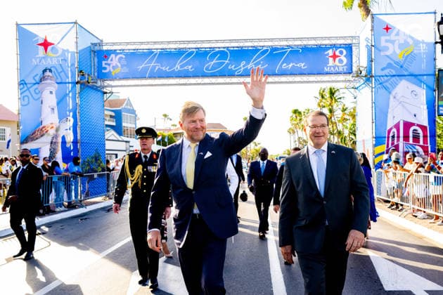King visits Aruba to celebrate forty years of Status Aparte. Aruba 18 Mar 2026 King Willem-Alexander attends the central commemoration ceremony in Aruba on the occasion of forty years of Status Aparte and fifty years of the Aruban flag and national anthem. The ceremony was all about national unity, identity and the common history of the kingdom. Oranjestad Aruba  Copyright: xMischaxSchoemakerx