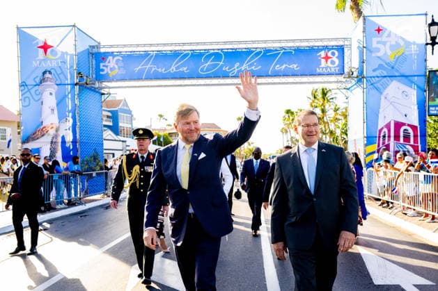 King visits Aruba to celebrate forty years of Status Aparte. Aruba 18 Mar 2026 King Willem-Alexander attends the central commemoration ceremony in Aruba on the occasion of forty years of Status Aparte and fifty years of the Aruban flag and national anthem. The ceremony was all about national unity, identity and the common history of the kingdom. Oranjestad Aruba  Copyright: xMischaxSchoemakerx