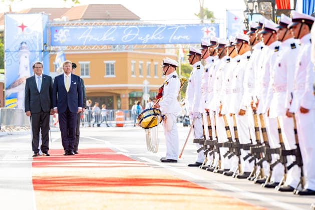 King visits Aruba to celebrate forty years of Status Aparte. Aruba 18 Mar 2026 King Willem-Alexander attends the central commemoration ceremony in Aruba on the occasion of forty years of Status Aparte and fifty years of the Aruban flag and national anthem. The ceremony was all about national unity, identity and the common history of the kingdom. Oranjestad Aruba  Copyright: xMischaxSchoemakerx