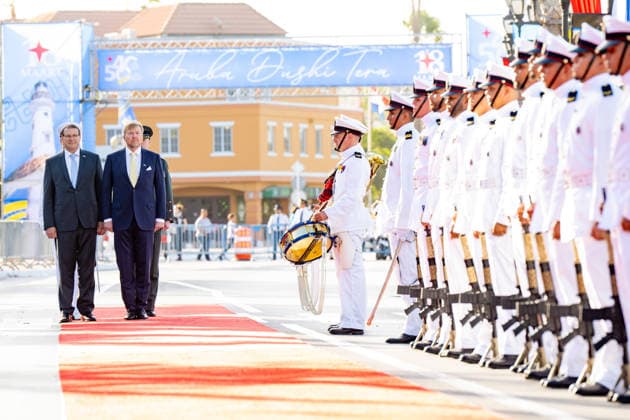 King visits Aruba to celebrate forty years of Status Aparte. Aruba 18 Mar 2026 King Willem-Alexander attends the central commemoration ceremony in Aruba on the occasion of forty years of Status Aparte and fifty years of the Aruban flag and national anthem. The ceremony was all about national unity, identity and the common history of the kingdom. Oranjestad Aruba  Copyright: xMischaxSchoemakerx