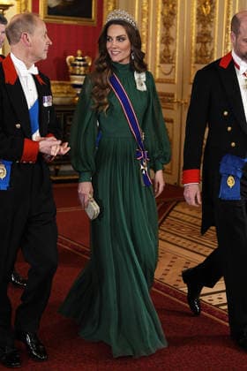 Nigerian State visit to the UK The State Banquet for The President, Bola Ahmed Tinubu, and First Lady of Nigeria, Oluremi Tinubu, on the first day of their State visit to the UK, at Windsor Castle, Windsor, Berkshire, UK, on the 18th March 2026. Picture by Aaron Chown WPA-Pool Windsor Windsor Castle Berkshire United Kingdom  WHA-0814