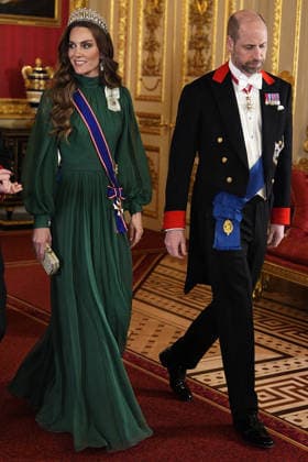 Nigerian State visit to the UK The State Banquet for The President, Bola Ahmed Tinubu, and First Lady of Nigeria, Oluremi Tinubu, on the first day of their State visit to the UK, at Windsor Castle, Windsor, Berkshire, UK, on the 18th March 2026. Picture by Aaron Chown WPA-Pool Windsor Windsor Castle Berkshire United Kingdom  WHA-0814