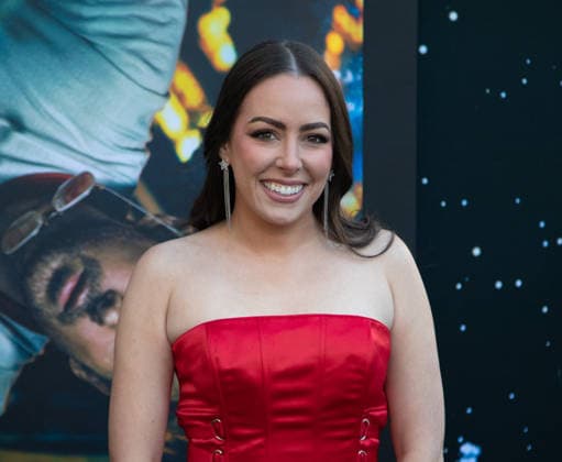 Alexandra Doten arrives on the red carpet at the premiere of Project Hail Mary at Josie Robertson Plaza on Wednesday, March 18, 2026 in New York City.  NYP20260318502 SERENAxXUxNING