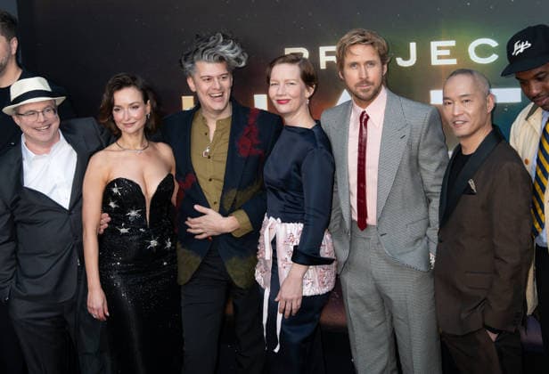 NY Premiere of Project Hail Mary Featuring: Andy Weir, Milana Vayntrub, James Ortiz, Sandra Hüller, Ryan Gosling, Ken Leung Where: New York, New York, United States When: 19 Mar 2026 Credit: Janet Mayer INSTARimages.com EDITORIAL USE ONLY. NOT FOR USE BY NEWSPAPERS BASED IN THE UK. Copyright: xx instar55564894