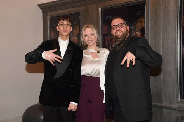 Rome, Cinema Quattro Fontane, Preview of the film Malavia , In the photo: Mattia Cozzolino Nunzia De Stefano Giuseppe Peppoh Sica  Copyright: xVincenzoxLandix xipa-agency.netx xVincenzoxLandix IPA_Agency_IPA73107635