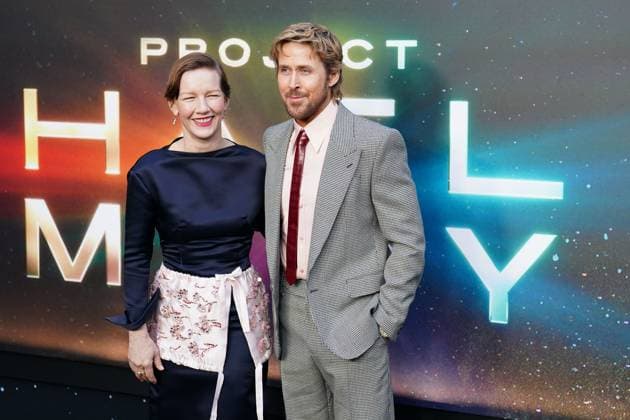 Sandra HÃ¼ller, Ryan Gosling at arrivals for PROJECT HAIL MARY Premiere, Film at Lincoln Center - Elinor Bunin Munroe Film Center, New York, NY, March 18, 2026. Photo By: Kristin Callahan Everett Collection PROJECT HAIL MARY Premiere PUBLICATIONXNOTxINxCANxCHNxFRAxITAxJPNxNORxPOLxRUSxESPxUKxUSA