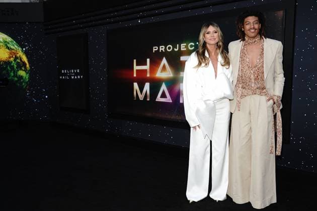 Heidi Klum, Henry Samuel at arrivals for PROJECT HAIL MARY Premiere, Film at Lincoln Center - Elinor Bunin Munroe Film Center, New York, NY, March 18, 2026. Photo By: Kristin Callahan Everett Collection PROJECT HAIL MARY Premiere PUBLICATIONXNOTxINxCANxCHNxFRAxITAxJPNxNORxPOLxRUSxESPxUKxUSA