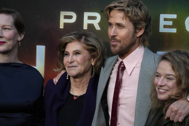 March 18, 2026, New York, Ny, USA: AMY PASCAL and RYAN GOSLING attend the Project Hail Mary New York Premiere, Red Carpet Arrivals, .Lincoln Center, NYC.March 18, 2026. New York USA - ZUMAms4_ 20260318_faf_ms4_045 Copyright: xSoniaxMoskowitzxGordonx