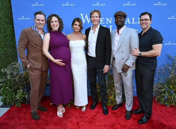 ˜When Calls the Heart™ and ˜Hope Valley: 1874™ Celebration Ben Rosenbaum, Erin Krakow, Lori Loughlin, Jack Wagner, Viv Leacock and Kavan Smith arriving to ˜When Calls the Heart™ and ˜Hope Valley: 1874™ Celebration at The Sun Rose on March 18, 2026 in West Hollywood, CA. West Hollywood The Sun Rose California USA Copyright: xLISAxOConnor AFF-USA.comx