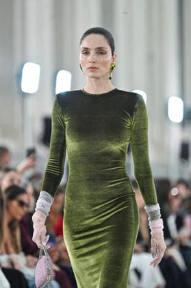 Claro Couture - Mercedes-Benz Fashion Week Madrid A model walks the runway wearing a design by Claro Couture during Mercedes-Benz Fashion Week de Madrid in IFEMA, 18 March 2026 Spain Madrid Spain Copyright: xAtilanoxGarciax xSOPAxImagesx photos09227
