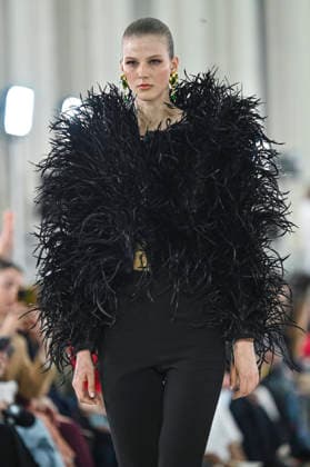 Claro Couture - Mercedes-Benz Fashion Week Madrid A model walks the runway wearing a design by Claro Couture during Mercedes-Benz Fashion Week de Madrid in IFEMA, 18 March 2026 Spain Madrid Spain Copyright: xAtilanoxGarciax xSOPAxImagesx photos09204