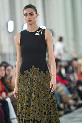 Claro Couture - Mercedes-Benz Fashion Week Madrid A model walks the runway wearing a design by Claro Couture during Mercedes-Benz Fashion Week de Madrid in IFEMA, 18 March 2026 Spain Madrid Spain Copyright: xAtilanoxGarciax xSOPAxImagesx photos09195