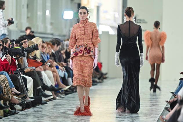 Claro Couture - Mercedes-Benz Fashion Week Madrid A model walks the runway wearing a design by Claro Couture during Mercedes-Benz Fashion Week de Madrid in IFEMA, 18 March 2026 Spain Madrid Spain Copyright: xAtilanoxGarciax xSOPAxImagesx photos09196