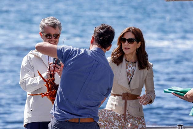 DENMARK ROYALS AUSTRALIA VISIT, King Frederik X of Denmark and Queen Mary of Denmark aboard the Institute for Marine and Antarctic Studies (IMAS) vessel to view the kelp conservation forest at the Alum Cliffs Marine Reserve in Hobart, Tasmania, Thursday, March 19, 2026. Denmark s King Frederik X and Queen Mary are on a five-day state visit to Australia. ( NO ARCHIVING HOBART TASMANIA AUSTRALIA  Copyright: xROBxBLAKERSx 20260319149209816688