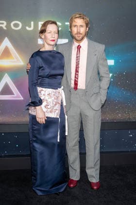 Project Hail Mary New York Premiere, New York, USA - 18 Mar 2026 (L-R) Sandra Hüller and Ryan Gosling attend Project Hail Mary New York premiere at Lincoln Center on March 18, 2026 in New York City. New York United States Copyright: xRonxAdarx xSOPAxImagesx _radar_phm_20260318_02171