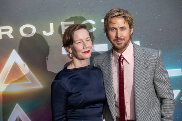 Project Hail Mary New York Premiere, New York, USA - 18 Mar 2026 (L-R) Sandra Hüller and Ryan Gosling attend Project Hail Mary New York premiere at Lincoln Center on March 18, 2026 in New York City. New York United States Copyright: xRonxAdarx xSOPAxImagesx _radar_phm_20260318_02265