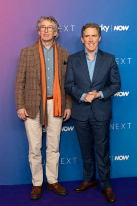 London, red carpet arrivals for Sky Up Next 2026 at Freemasons Hall. Pictured: Steve Coogan and Rob Brydon.  Copyright: xcristinaxmasseix xipa-agency.netx xx IPA_Agency_IPA73113881