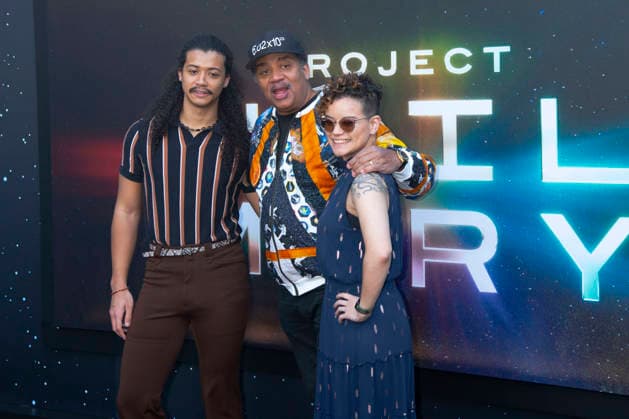 Travis Tyson, Neil deGrasse Tyson and Miranda Tyson at the premiere of the movie Project Hail Mary The Astronaut at Lincoln Center New York, 18 03 2026 Foto:xB.xHinex xFuturexImagex project_6302