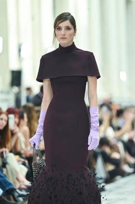 Mercedes-Benz Fashion Week in Madrid , Spain -18 MAR 2026. A model walks the runway wearing a design by Isabel Sanchis during the Mercedes-Benz Fashion Week de Madrid in IFEMA. Madrid Spain Copyright: xAtilanoxGarciax xSOPAxImagesx photos09265