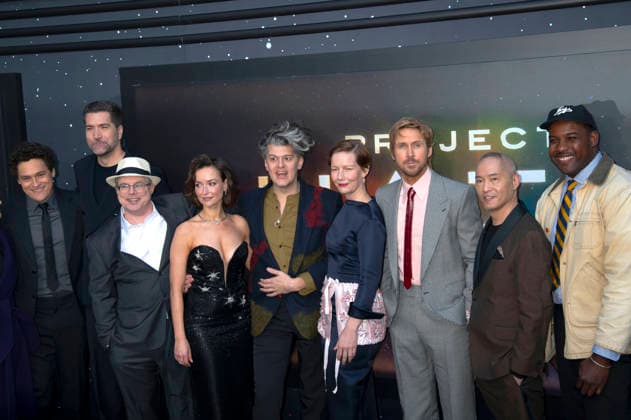 Phil Lord, Drew Goddard, Andy Weir, Milana Vayntrub, James Ortiz, Sandra Hüller, Ryan Gosling, Ken Leung and Lionel Boyce at the premiere of the feature film Project Hail Mary The Astronaut at Lincoln Center New York, 18 03 2026 Foto:xB.xHinex xFuturexImagex project_6401