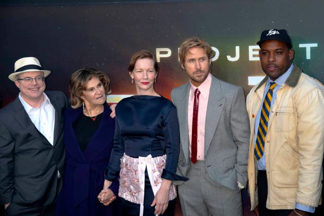 Andy Weir, Amy Pascal, Sandra Hüller, Ryan Gosling and Lionel Boyce at the premiere of the movie Project Hail Mary The Astronaut at Lincoln Center New York, 18 03 2026 Foto:xB.xHinex xFuturexImagex project_6403