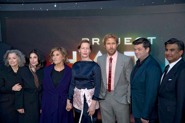 Courtenay Valenti, Sue Kroll, Amy Pascal, Sandra Hüller, Ryan Gosling, Christopher Miller and Aditya Sood at the premiere of the feature film Project Hail Mary The Astronaut at Lincoln Center New York, 18 03 2026 Foto:xB.xHinex xFuturexImagex project_6405