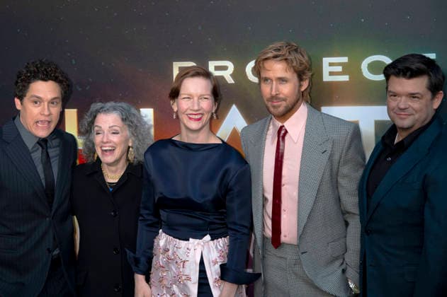 Phil Lord, Courtenay Valenti, Sandra Hüller, Ryan Gosling and Christopher Miller at the premiere of the movie Project Hail Mary The Astronaut at Lincoln Center New York, 18 03 2026 Foto:xB.xHinex xFuturexImagex project_6406