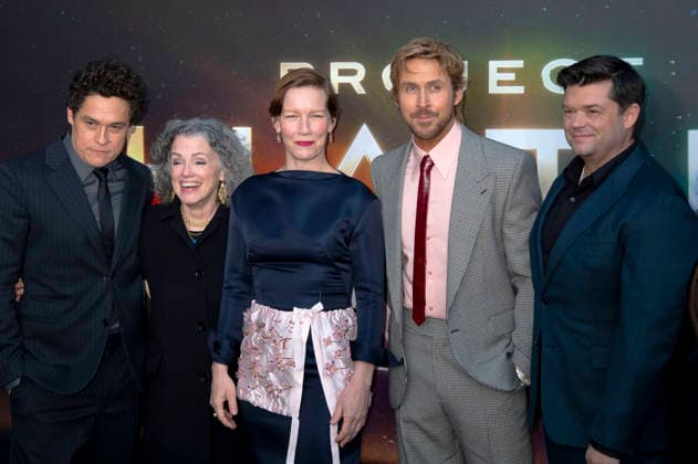 Phil Lord, Courtenay Valenti, Sandra Hüller, Ryan Gosling and Christopher Miller at the premiere of the movie Project Hail Mary The Astronaut at Lincoln Center New York, 18 03 2026 Foto:xB.xHinex xFuturexImagex project_6407