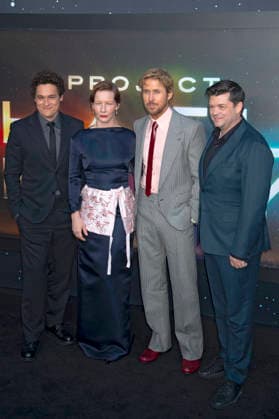 Phil Lord, Sandra Hüller, Ryan Gosling and Christopher Miller at the premiere of the movie Project Hail Mary The Astronaut at Lincoln Center New York, 18 03 2026 Foto:xB.xHinex xFuturexImagex project_6409