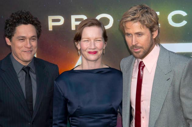 Phil Lord, Sandra Hüller and Ryan Gosling at the premiere of the movie Project Hail Mary The Astronaut at Lincoln Center New York, 18 03 2026 Foto:xB.xHinex xFuturexImagex project_6413