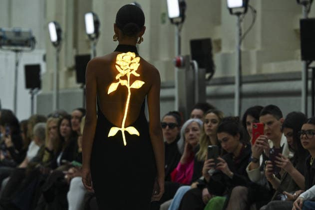 Isabel Sanchis Fashion Week A model walks the runway wearing a design by Isabel Sanchis during Mercedes-Benz Fashion Week de Madrid in IFEMA, 18 March 2026 Spain Featuring: A model walks the runway wearing a design by Isabel Sanchis during Mercedes-Benz Fashion Week de Madrid in IFEMA, 18 March 2026 Spain Where: Madrid, Spain When: 18 Mar 2026 Credit: Oscar Gonzalez WENN Madrid Spain Copyright: xOscarxGonzalez WENNx wenn41158784 OFA ZOJx wenn41158784