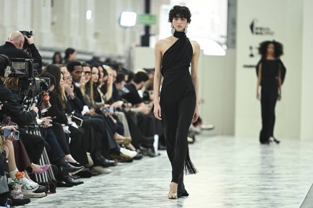 Juan Vidal Fashion Week de Madrid A model walks the runway wearing a design by Juan Vidal during Mercedes-Benz Fashion Week de Madrid in IFEMA, 18 March 2026 Spain Featuring: A model walks the runway wearing a design by Juan Vidal during Mercedes-Benz Fashion Week de Madrid in IFEMA, 18 March 2026 Spain Where: Madrid, Spain When: 18 Mar 2026 Credit: Oscar Gonzalez WENN Madrid Spain Copyright: xOscarxGonzalez WENNx wenn41158734 OFA ZOJx wenn41158734
