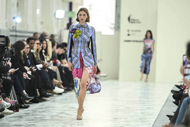 Juan Vidal Fashion Week de Madrid A model walks the runway wearing a design by Juan Vidal during Mercedes-Benz Fashion Week de Madrid in IFEMA, 18 March 2026 Spain Featuring: A model walks the runway wearing a design by Juan Vidal during Mercedes-Benz Fashion Week de Madrid in IFEMA, 18 March 2026 Spain Where: Madrid, Spain When: 18 Mar 2026 Credit: Oscar Gonzalez WENN Madrid Spain Copyright: xOscarxGonzalez WENNx wenn41158719 OFA ZOJx wenn41158719