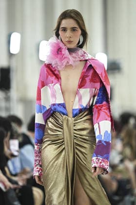 Juan Vidal Fashion Week de Madrid A model walks the runway wearing a design by Juan Vidal during Mercedes-Benz Fashion Week de Madrid in IFEMA, 18 March 2026 Spain Featuring: A model walks the runway wearing a design by Juan Vidal during Mercedes-Benz Fashion Week de Madrid in IFEMA, 18 March 2026 Spain Where: Madrid, Spain When: 18 Mar 2026 Credit: Oscar Gonzalez WENN Madrid Spain Copyright: xOscarxGonzalez WENNx wenn41158730 OFA ZOJx wenn41158730
