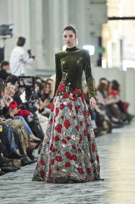 Claro Couture Fashion Week de Madrid A model walks the runway wearing a design by Claro Couture during Mercedes-Benz Fashion Week de Madrid in IFEMA, 18 March 2026 Spain Featuring: A model walks the runway wearing a design by Claro Couture during Mercedes-Benz Fashion Week de Madrid in IFEMA, 18 March 2026 Spain Where: Madrid, Spain When: 18 Mar 2026 Credit: Oscar Gonzalez WENN Madrid Spain Copyright: xOscarxGonzalez WENNx wenn41158817 OFA ZOJx wenn41158817