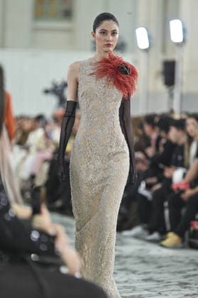 Claro Couture Fashion Week de Madrid A model walks the runway wearing a design by Claro Couture during Mercedes-Benz Fashion Week de Madrid in IFEMA, 18 March 2026 Spain Featuring: A model walks the runway wearing a design by Claro Couture during Mercedes-Benz Fashion Week de Madrid in IFEMA, 18 March 2026 Spain Where: Madrid, Spain When: 18 Mar 2026 Credit: Oscar Gonzalez WENN Madrid Spain Copyright: xOscarxGonzalez WENNx wenn41158822 OFA ZOJx wenn41158822