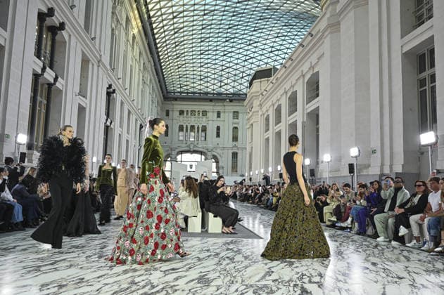 Claro Couture Fashion Week de Madrid A model walks the runway wearing a design by Claro Couture during Mercedes-Benz Fashion Week de Madrid in IFEMA, 18 March 2026 Spain Featuring: A model walks the runway wearing a design by Claro Couture during Mercedes-Benz Fashion Week de Madrid in IFEMA, 18 March 2026 Spain Where: Madrid, Spain When: 18 Mar 2026 Credit: Oscar Gonzalez WENN Madrid Spain Copyright: xOscarxGonzalez WENNx wenn41158838 OFA ZOJx wenn41158838