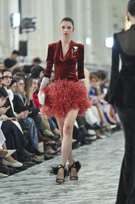 Claro Couture Fashion Week de Madrid A model walks the runway wearing a design by Claro Couture during Mercedes-Benz Fashion Week de Madrid in IFEMA, 18 March 2026 Spain Featuring: A model walks the runway wearing a design by Claro Couture during Mercedes-Benz Fashion Week de Madrid in IFEMA, 18 March 2026 Spain Where: Madrid, Spain When: 18 Mar 2026 Credit: Oscar Gonzalez WENN Madrid Spain Copyright: xOscarxGonzalez WENNx wenn41158793 OFA ZOJx wenn41158793