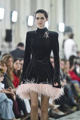 Claro Couture Fashion Week de Madrid A model walks the runway wearing a design by Claro Couture during Mercedes-Benz Fashion Week de Madrid in IFEMA, 18 March 2026 Spain Featuring: A model walks the runway wearing a design by Claro Couture during Mercedes-Benz Fashion Week de Madrid in IFEMA, 18 March 2026 Spain Where: Madrid, Spain When: 18 Mar 2026 Credit: Oscar Gonzalez WENN Madrid Spain Copyright: xOscarxGonzalez WENNx wenn41158796 OFA ZOJx wenn41158796