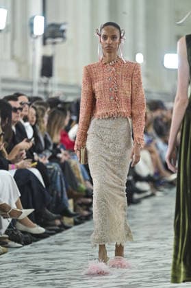 Claro Couture Fashion Week de Madrid A model walks the runway wearing a design by Claro Couture during Mercedes-Benz Fashion Week de Madrid in IFEMA, 18 March 2026 Spain Featuring: A model walks the runway wearing a design by Claro Couture during Mercedes-Benz Fashion Week de Madrid in IFEMA, 18 March 2026 Spain Where: Madrid, Spain When: 18 Mar 2026 Credit: Oscar Gonzalez WENN Madrid Spain Copyright: xOscarxGonzalez WENNx wenn41158803 OFA ZOJx wenn41158803
