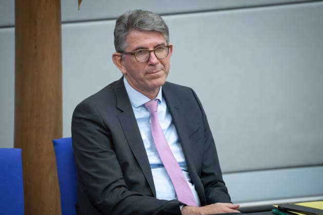Deutscher Bundestag, 65. Plenarsitzung Wolfram Weimer Beauftragte der Bundesregierung für Kultur und Medien im Portrait auf der Regierungsbank bei der 65. Sitzung des Deutschen Bundestag in Berlin, 19.03.2026 Berlin Berlin Deutschland *** German Bundestag, 65th plenary session Wolfram Weimer Federal Government Commissioner for Culture and the Media in portrait on the government bench at the 65th session of the German Bundestag in Berlin, 19 03 2026 Berlin Berlin Germany