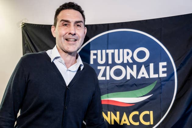 March 18, 2026, Milan, Mi, Italy: Hotel dei Cavalieri. National Future, Public Interview with Roberto Vannacci . Milan, Italy 18 March 2026 Milan Italy  - ZUMAa289 20260318_zia_a289_338 Copyright: xNicolaxMarfisix