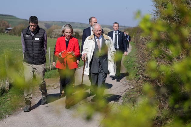 . 19 03 2026. Seaford, United Kingdom. King Charles III inaugurates the King Charles III England Coast Path and opens the Seven Sisters National Nature Reserve in Seaford, United Kingdom.  xPoolx xi-Imagesx IIM-26653-0008