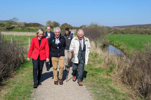 . 19 03 2026. Seaford, United Kingdom. King Charles III inaugurates the King Charles III England Coast Path and opens the Seven Sisters National Nature Reserve in Seaford, United Kingdom.  xPoolx xi-Imagesx IIM-26653-0013