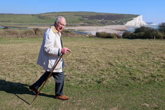 . 19 03 2026. Seaford, United Kingdom. King Charles III inaugurates the King Charles III England Coast Path and opens the Seven Sisters National Nature Reserve in Seaford, United Kingdom.  xPoolx xi-Imagesx IIM-26653-0022