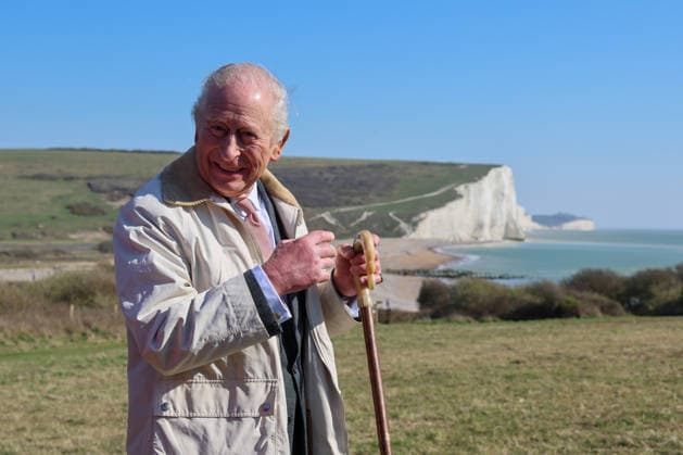 . 19 03 2026. Seaford, United Kingdom. King Charles III inaugurates the King Charles III England Coast Path and opens the Seven Sisters National Nature Reserve in Seaford, United Kingdom.  xPoolx xi-Imagesx IIM-26653-0024