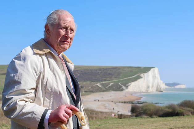 . 19 03 2026. Seaford, United Kingdom. King Charles III inaugurates the King Charles III England Coast Path and opens the Seven Sisters National Nature Reserve in Seaford, United Kingdom.  xPoolx xi-Imagesx IIM-26653-0025