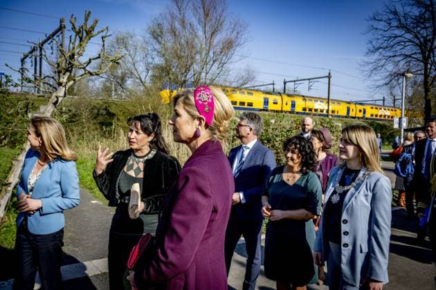 UTRECHT - Queen Maxima is in Utrecht together with the Minister for Climate & Green Growth, Stientje van Veldhoven, for the start of the eleventh Circular Economy Week. During this week, pioneers, companies, researchers, and government bodies in the Netherlands demonstrate how circular innovation and entrepreneurship work in practice. ROBIN UTRECHT ANP netherlands out - belgium out  Copyright: xx x553808572x originalFilename: 553808572.jpg